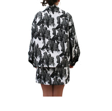 Load image into Gallery viewer, Jacket Graffiti Black - White