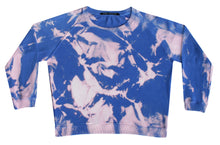 Load image into Gallery viewer, Tie-dye sweater Vivid blue