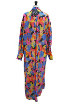 Load image into Gallery viewer, Dress tropedelic Palm flowers