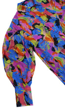 Load image into Gallery viewer, Dress tropedelic Palm flowers