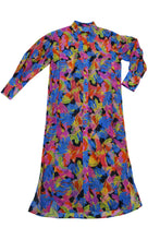 Load image into Gallery viewer, Dress tropedelic Palm flowers