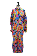 Load image into Gallery viewer, Dress tropedelic Palm flowers