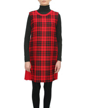 Load image into Gallery viewer, Dress red plissé