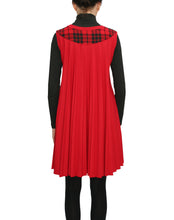 Load image into Gallery viewer, Dress red plissé