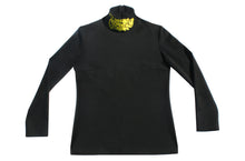 Load image into Gallery viewer, Black turtleneck graffiti sweater