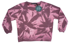 Load image into Gallery viewer, Tie-dye sweater in grape & pink,