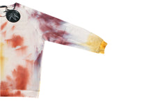 Load image into Gallery viewer, Tie-dye sweater light pink, yellow, cognac