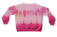 Load image into Gallery viewer, Tie-dye sweater with embroidered flower