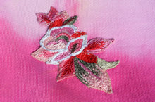 Load image into Gallery viewer, Tie-dye sweater with embroidered flower