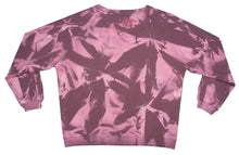Load image into Gallery viewer, Tie-dye sweater in grape & pink,