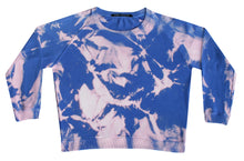 Load image into Gallery viewer, Tie-dye sweater Vivid blue

