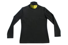 Load image into Gallery viewer, Black turtleneck graffiti sweater
