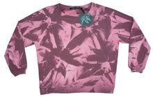 Load image into Gallery viewer, Tie-dye sweater in grape &amp; pink,
