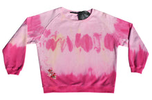Load image into Gallery viewer, Tie-dye sweater with embroidered flower
